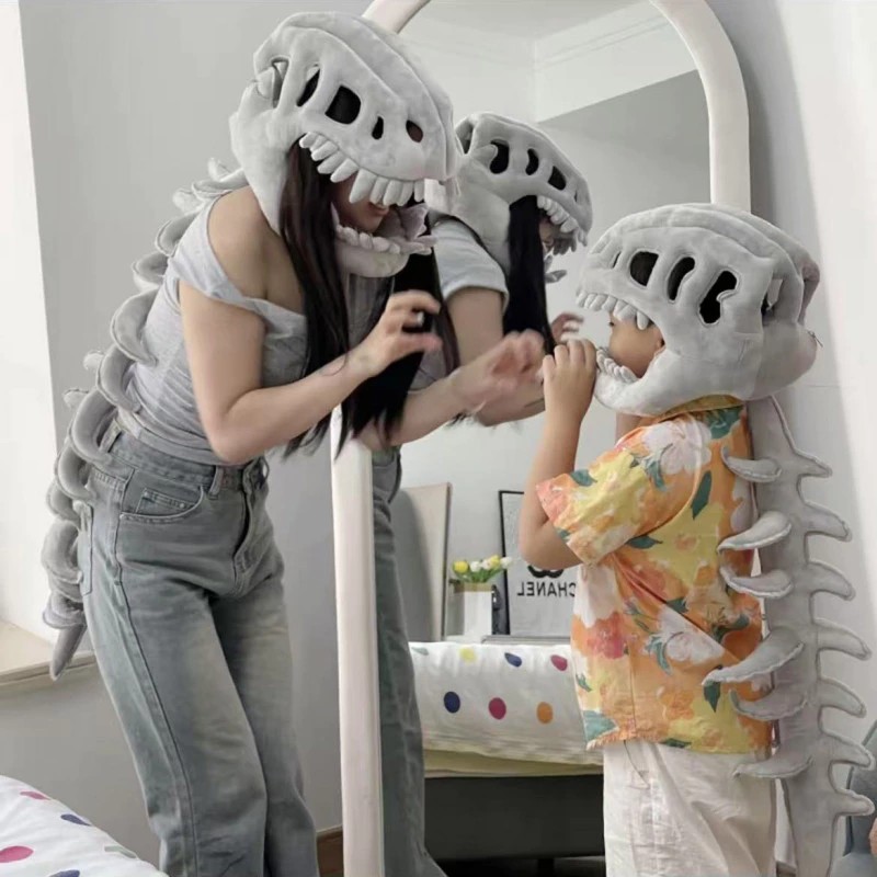 🔥Last Day Sale 40% OFF🔥SillyDino-Dinosaur Skeleton Toy - Soft & Silly, Fun Costume Prop️🎉