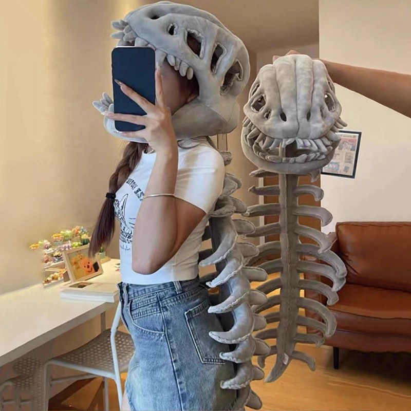 🔥Last Day Sale 40% OFF🔥SillyDino-Dinosaur Skeleton Toy - Soft & Silly, Fun Costume Prop️🎉